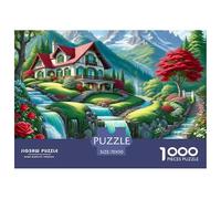 Scenery 1000 Jigsaw for Adults Challenging Beautiful Decoration Puzzle Impossible Hard Difficult Challenging Landscape Brainteasing Adults Jigsaw Puzzle 70x50cm/1000pcs