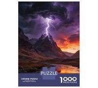 Scenery 1000 Piece Jigsaw Puzzle Premium Paper Best Jigsaw Puzzles Scottish Highlands Adult Puzzles Home Decor Family Bonding Activity Halloween 38x26cm/1000pcs