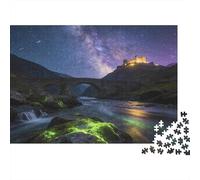 Scenery 1000 Piece Jigsaw Puzzle Premium Paper Best Jigsaw Puzzles Scottish Highlands Adult Puzzles Home Decor Therapeutic Puzzle Birthday Gift 70x50cm/1000pcs