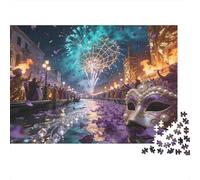 Scenery 1000 Piece Jigsaw Puzzle Premium Paper Best Jigsaw Puzzles Venice Canals Adult Puzzles Home Decor Adult Puzzle 52x38cm/1000pcs