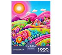 Scenery Puzzle 1000 Pieces Adults Creative Fun Leisure Hobby Relax Landscaping Gift Box Eco-Friendly 70x50cm/1000pcs
