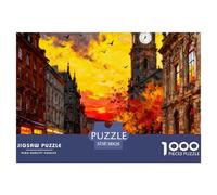 Scenery Puzzle 1000 Pieces Adults Educational Relaxing Brain Training City Nightscape Precision Pieces Quality 38x26cm/1000pcs