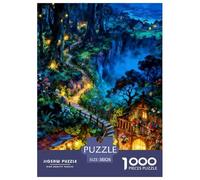Scenery Puzzle 1000 Pieces Adults Fun Challenging Leisure Game Natural Landscapes Eco Board Sturdy Build 38x26cm/1000pcs