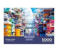 Scenery Puzzle 1000 Pieces Adults Teens Relax Entertainment Creative Future City Eco Packaging Durable 70x50cm/1000pcs