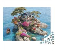 Scenery Travel Town Jigsaw Puzzle Educational Puzzle Game Suitable for Home Decoration Relatively Difficult 500pcs (52x38cm)