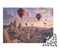 Scenery Travel Town Jigsaw Puzzle Extremely Difficult, Very Hard to Complete Suitable for Adults 300pcs (40x28cm)