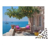 Scenery Travel Town Jigsaw Puzzle Fun Educational Game Suitable for All The Family High Difficulty But Not Boring 300pcs (40x28cm)