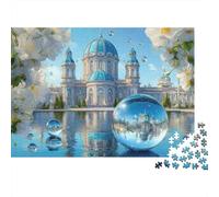 Scenery Travel Town Jigsaw Puzzle Fun Educational Game Suitable for All The Family High Difficulty But Not Boring 500pcs (52x38cm)
