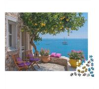 Scenery Travel Town Jigsaw Puzzle Fun Educational Game Suitable for All The Family High Difficulty But Not Boring 1000pcs (75x50cm)