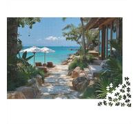 Scenery Travel Town Jigsaw Puzzle Suitable for Adults And Children Creative Game Extremely Difficult Challenging to Complete 500pcs (52x38cm)