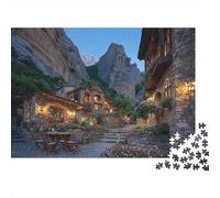 Scenery Travel Town Jigsaw Puzzle Suitable for Adults And Children Creative Game Extremely Difficult Challenging to Complete 300pcs (40x28cm)