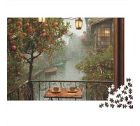 Scenery Travel Town Jigsaw Puzzles A Brain-teasing Game Designed for Teenagers And Adults Cool And Fun Super Challenging 300pcs (40x28cm)