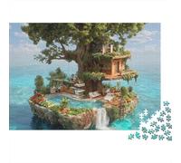 Scenery Travel Town Jigsaw Puzzles Extremely Challenging Perfect for Passing The Time Strengthen Bonds Suitable for All Ages 1000pcs (75x50cm)