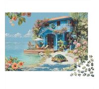 Scenery Travel Town Jigsaw Puzzles Extremely Challenging Suitable for All Ages And Genders Strengthens Bonds Passes The Time 300pcs (40x28cm)