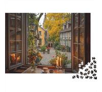 Scenery Travel Town Jigsaw Puzzles Extremely Challenging Suitable for All Ages And Genders Strengthens Bonds Passes The Time 500pcs (52x38cm)