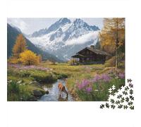 Scenery Travel Town Jigsaw Puzzles Moderately Challenging Ideal for Decorative Display Perfect for Passing The Time 1000pcs (75x50cm)
