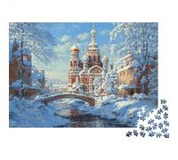 Scenery Travel Town Jigsaw Puzzles Moderately Challenging Ideal for Decorative Display Perfect for Passing The Time 500pcs (52x38cm)