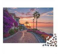 Scenery Travel Town Jigsaw Puzzles Moderately Challenging Ideal for Decorative Display Perfect for Passing The Time 1000pcs (75x50cm)