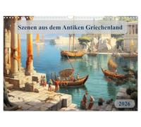 Scenes from Ancient Greece UK-Version (Wall Calendar 2026 DIN A3 Landscape), CALVENDO 12 Month Wall Calendar