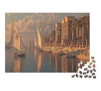 Scenes from The Height of Ancient Egyptian Civilization1000 Piece Impossible for Adults Games Gifts Kids Challenge Jigsaw