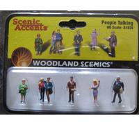 Scenic Accents People Talking HO Scale A1838 (US IMPORT)