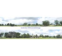 Scenic Backgrounds - 9 inches high - Into the Town (107D)