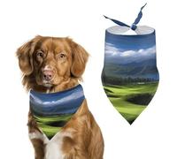 Scenic Hawaii Golf Tropical Easter Dog Bandanas for Small Medium Large Dogs,Cat Dogs,Pet Scarf - Polyester Cute Bibs.Triangle Pet Scarf for Puppy Pet,Personalized Birthday/Party Fun Idea Gift