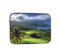 Scenic Hawaii Golf Tropical Laptop Sleeve Bag 15 Inch Waterproof Shockproof Laptop Case Bag Lightweight Tablet Travel Cover Computer Skin Bag Tablet Carrying Case