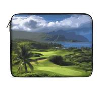 Scenic Hawaii Golf Tropical Laptop Sleeve Case 13inch, Shockproof Protective Case, 10-17 Inch Computer Sleeve, Water Resistant Laptop Briefcase for Men Women Compatible with Macbook Air/Notebook/Table