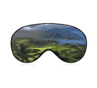Scenic Hawaii Golf Tropical Sleeping Mask, Light Blocking Eye Mask, Comfortable and Soft, Eye Cover with Elastic Band, Suitable for Men and Women, Suitable for Travel/Sleeping
