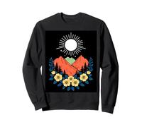 Scenic Hike Finding Wildflowers in the Mountains Outdoor Sweatshirt