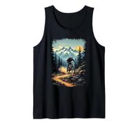 Scenic Mountain Biker Adventure Tank Top