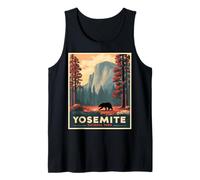 Scenic National Park Design and a Grizzly Bear, A Yosemite Tank Top