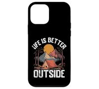 Scenic Nature Mountains and Tent Under the Stars Case for iPhone 12 mini