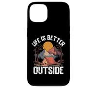 Scenic Nature Mountains and Tent Under the Stars Case for iPhone 13