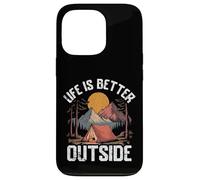Scenic Nature Mountains and Tent Under the Stars Case for iPhone 13 Pro