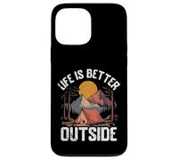 Scenic Nature Mountains and Tent Under the Stars Case for iPhone 13 Pro Max