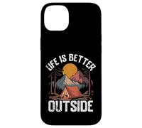 Scenic Nature Mountains and Tent Under the Stars Case for iPhone 14 Plus