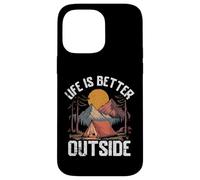Scenic Nature Mountains and Tent Under the Stars Case for iPhone 14 Pro Max
