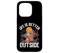 Scenic Nature Mountains and Tent Under the Stars Case for iPhone 15 Pro