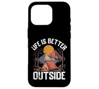 Scenic Nature Mountains and Tent Under the Stars Case for iPhone 16 Pro
