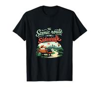 Scenic Route Sidewalk Local Pride Badge Design T-Shirt