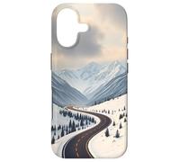 Scenic Snowy Road Design Case for iPhone 17