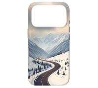 Scenic Snowy Road Design Case for iPhone 17 Pro