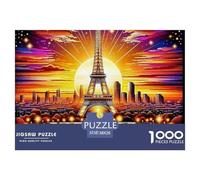 Scenic Town1000 Puzzles for Adults Challenging Beautiful Decoration Puzzle Impossible Hard Difficult Challenging Scenic Lightning Ocean Brainteasing Adults Jigsaw Puzzle 38x26cm/1000pcs Educational Ga