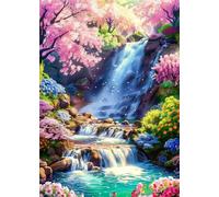 Scenic Waterfall Lake Puzzles 1314 for Adults,jigsaw puzzles for adults 1314 Pieces Puzzle Home Challenging Educational Games Home Decoration puzzle Gifts