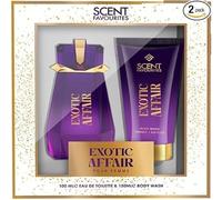 Scent Favourites Exotic Affair Pour Femme EDT & Body Wash Gift Set Cover yourself in this sweet and sultry exotic elixir