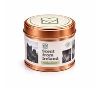 Scent From Ireland Belfast Linen Scented Candle - 260g Tin Candle with Lid - Fresh Lavender Home Fragrance - Long Burning Aromatherapy Candle - Relaxing Candle Gift for Women & Men