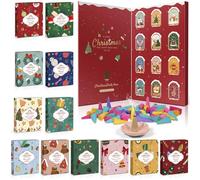 Scent-Hi Christmas Incense Cones Advent Calendar 12 Days Set with 96 Cones & Holder, Festive Scents like Cinnamon, Cedar, Spiced Pumpkin for Holiday Home Fragrance