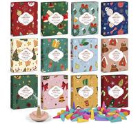 Scent-Hi Christmas Incense Cones Set, Incense Cones with Incense Holder, Festive Scents like Cinnamon, Cedar, Spiced Pumpkin for Holiday Home Fragrance, 96 Cones